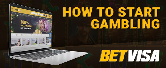 How to start playing at BetVisa online casino - about registration and authorization