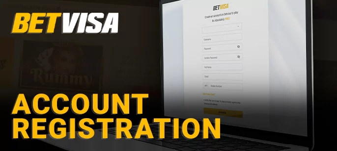 About account registration at BetVisa online casino - what need to know