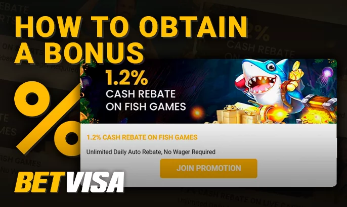 How to get a rebate bonus for a player from Bangladesh on BetVisa - instructions on how to activate the percentage bonus