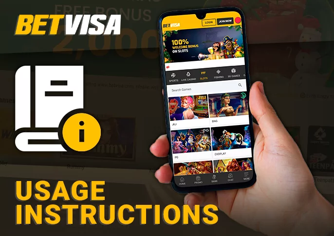 Tungkol sa paggamit ng BetVisa online casino mobile app - mga detalye