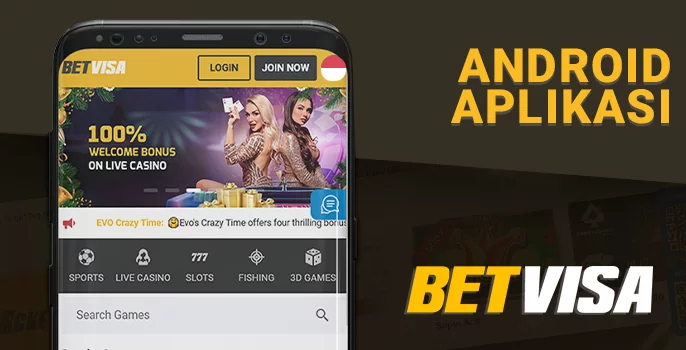 Aplikasi Android BetVisa untuk pemain Indonesia- instruksi