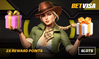 BetVisa 2X Reward Points on Slots