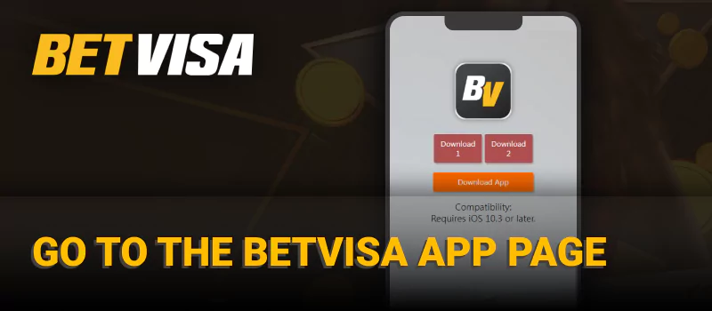 Go to the BetVisa app page